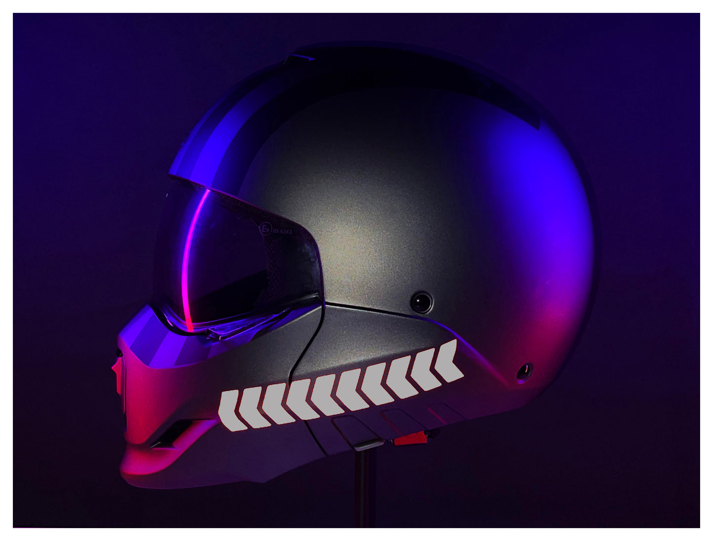 Valueviz Reflective 1 Inch Chevron Helmet Stickers