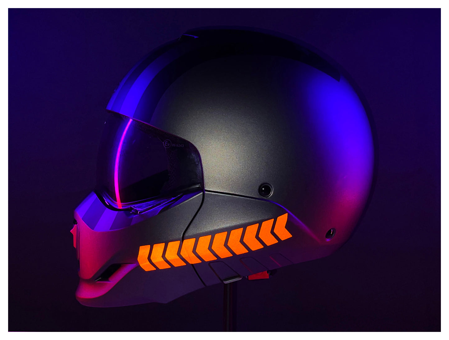 Valueviz Reflective 1 Inch Chevron Helmet Stickers