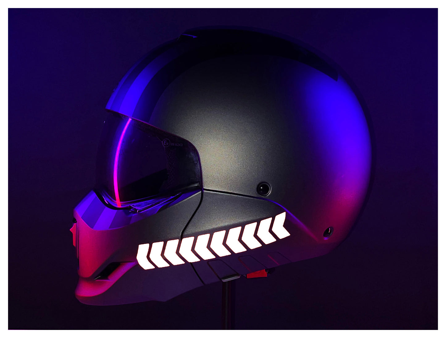 Valueviz Reflective 1 Inch Chevron Helmet Stickers