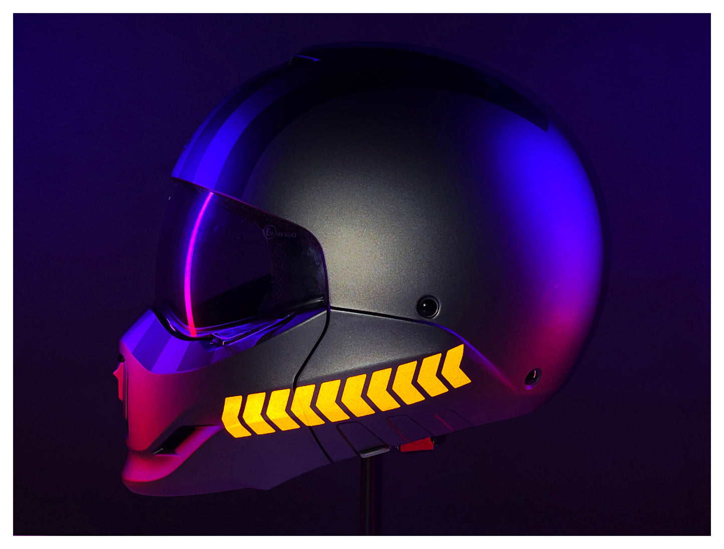 Valueviz Reflective 1 Inch Chevron Helmet Stickers
