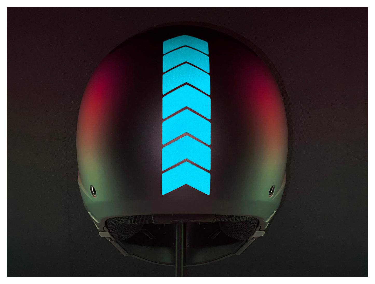 Valueviz Reflective 2 Inch Chevron Helmet Stickers