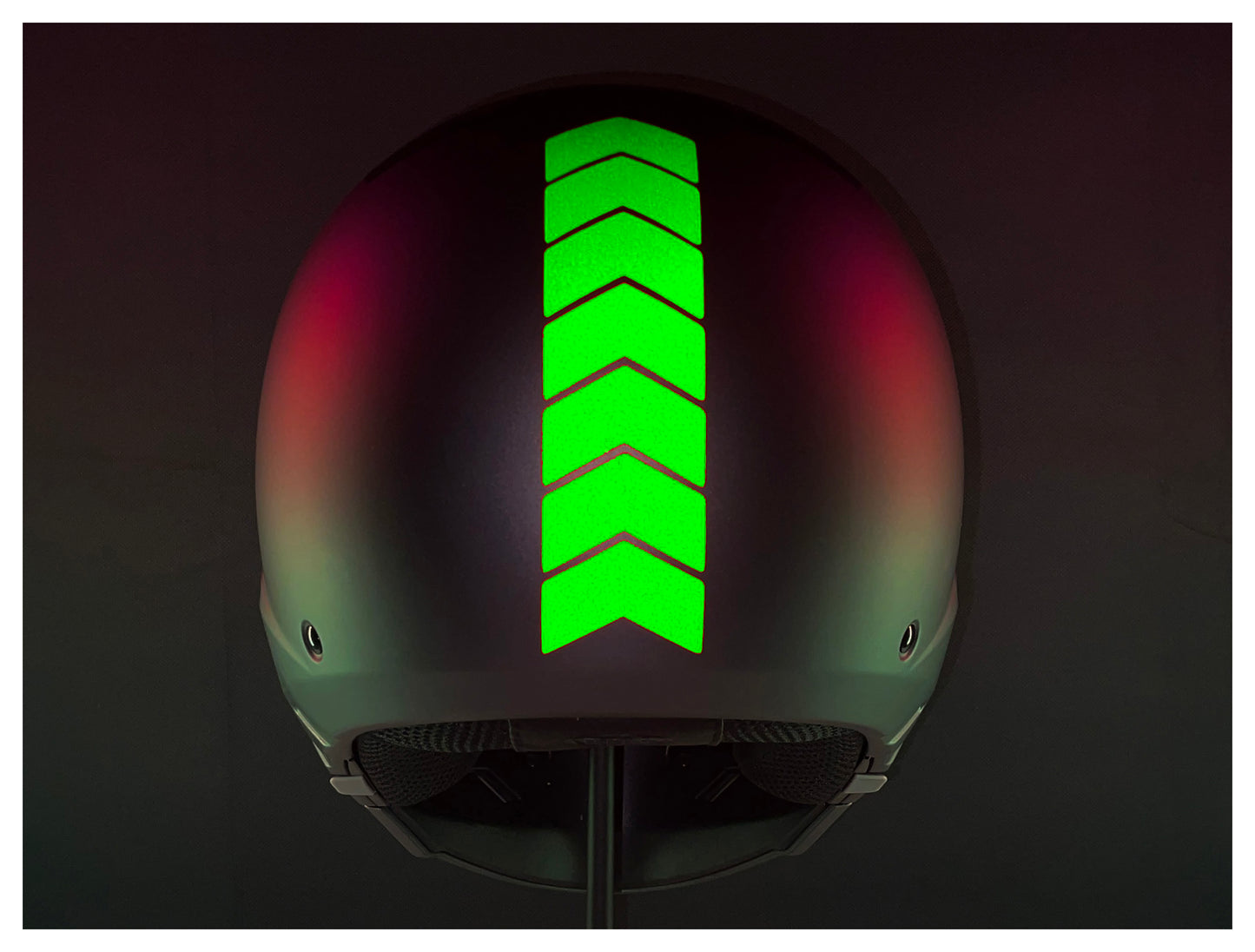 Valueviz Reflective 2 Inch Chevron Helmet Stickers