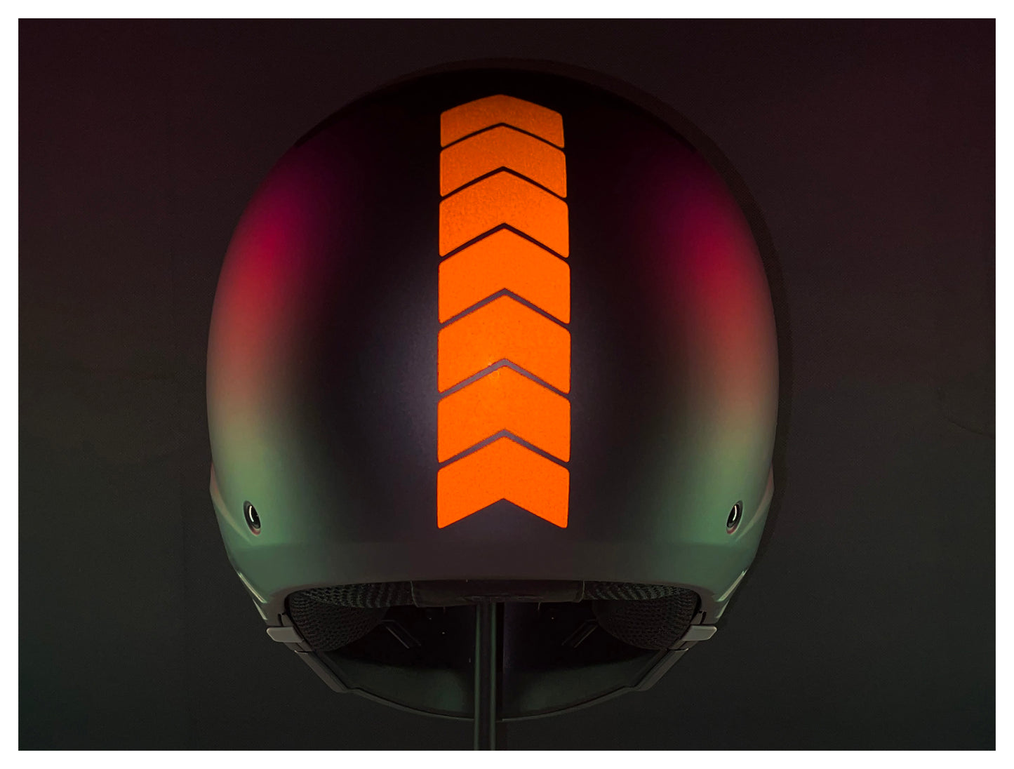 Valueviz Reflective 2 Inch Chevron Helmet Stickers