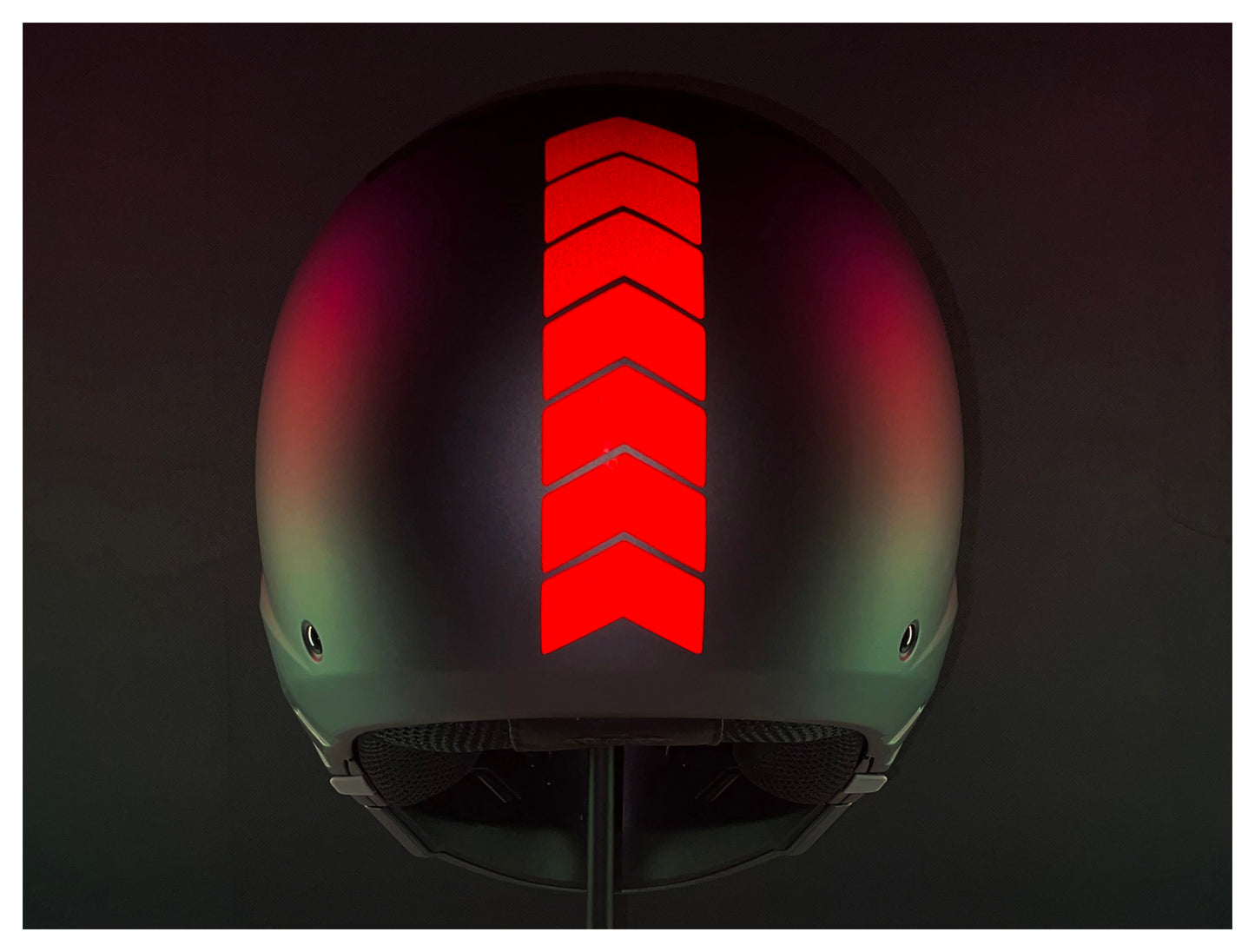 Valueviz Reflective 2 Inch Chevron Helmet Stickers