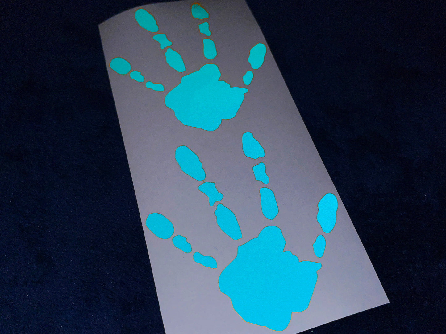 Valueviz Reflective Alien Handprint (MEDIUM) Stickers