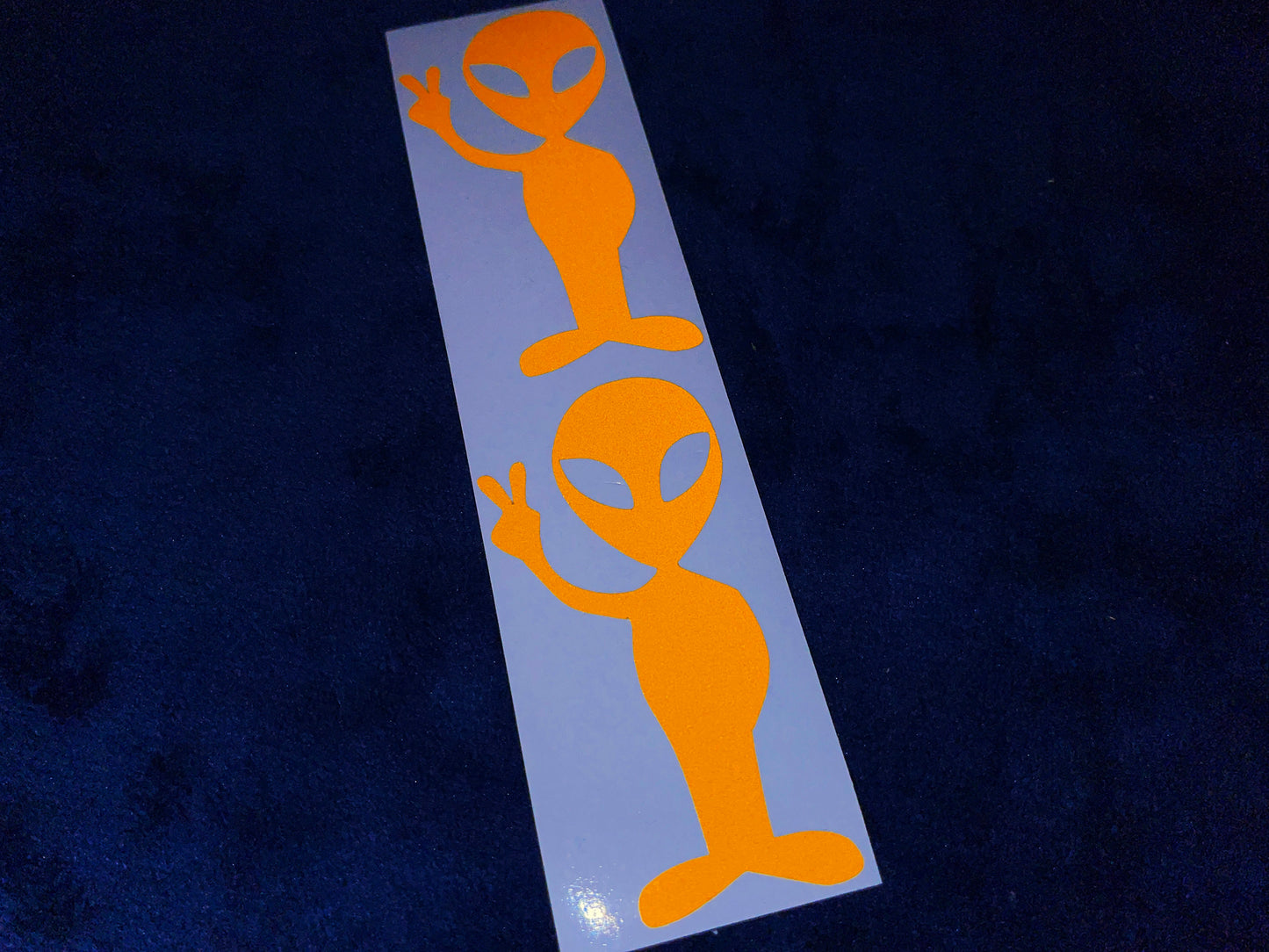 Valueviz Reflective Alien Peace (Medium) Stickers