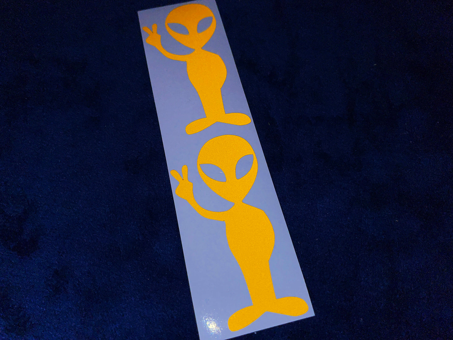 Valueviz Reflective Alien Peace (Medium) Stickers