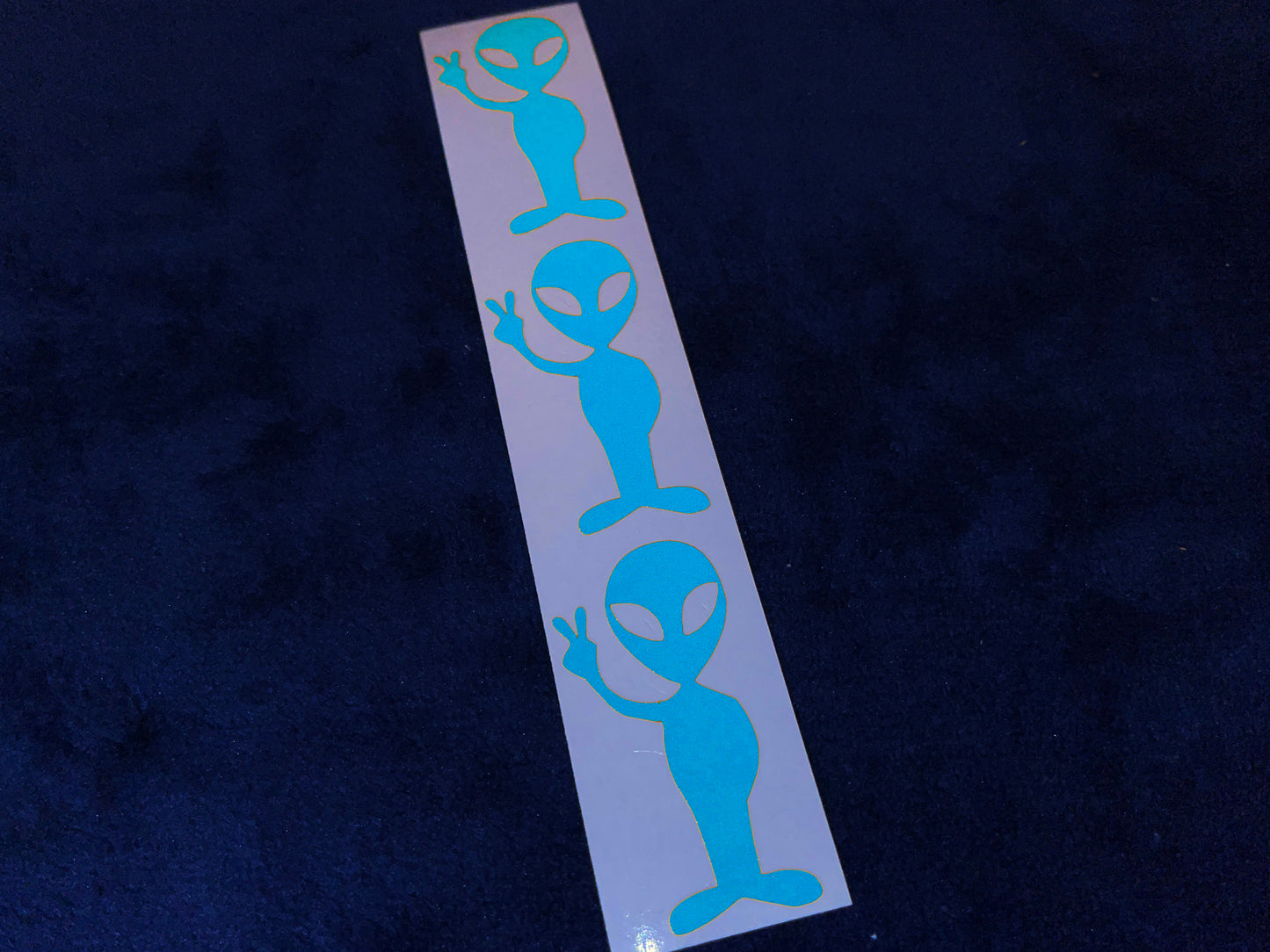 Valueviz Reflective Alien Peace (Small) Stickers