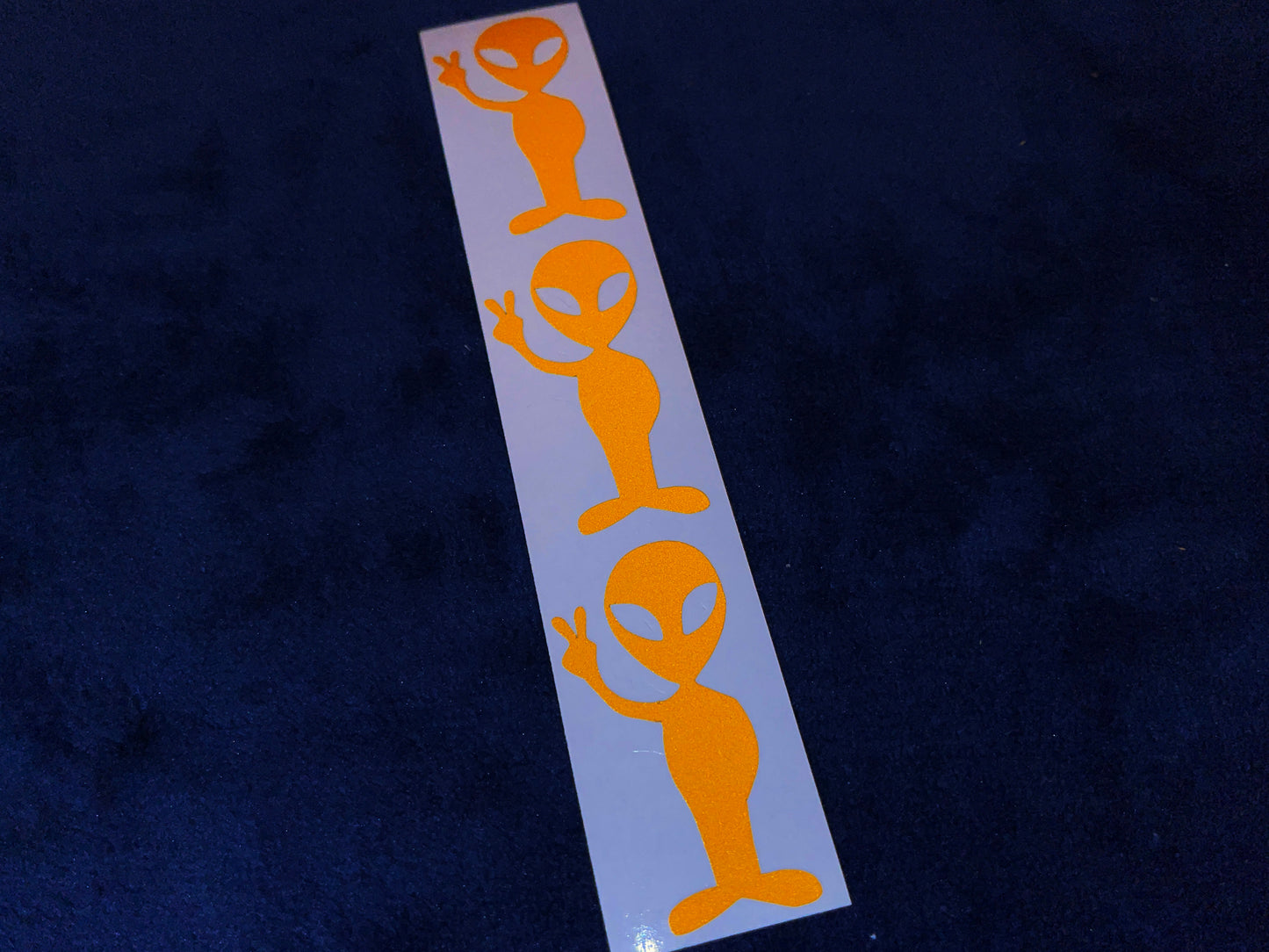 Valueviz Reflective Alien Peace (Small) Stickers