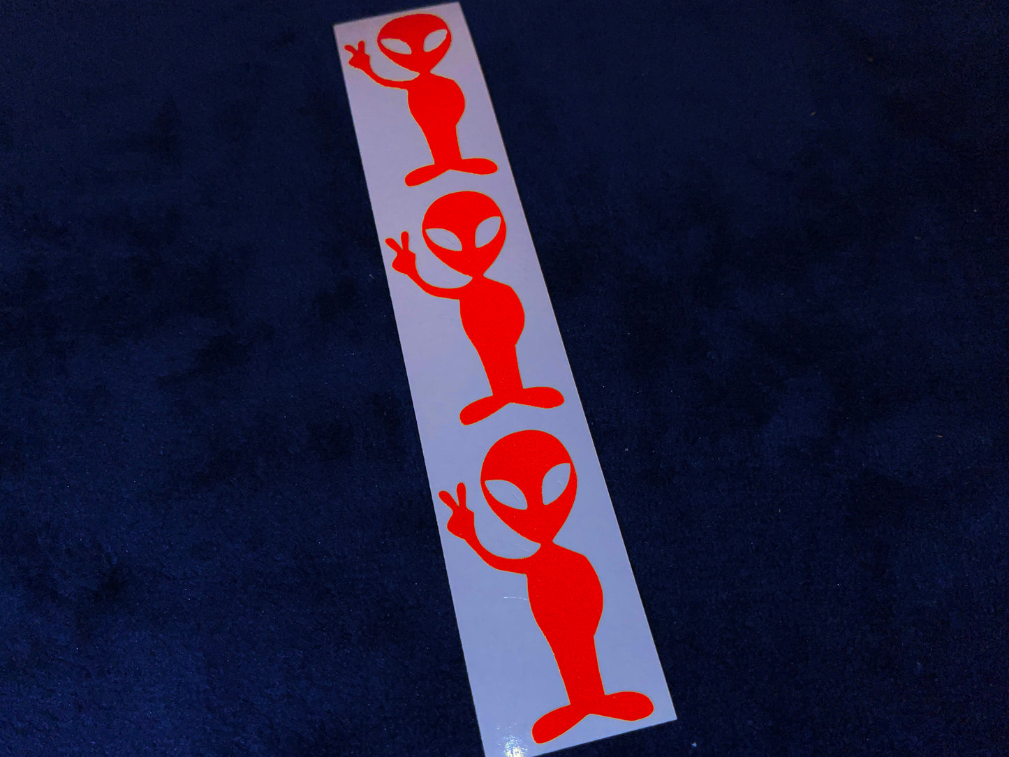 Valueviz Reflective Alien Peace (Small) Stickers