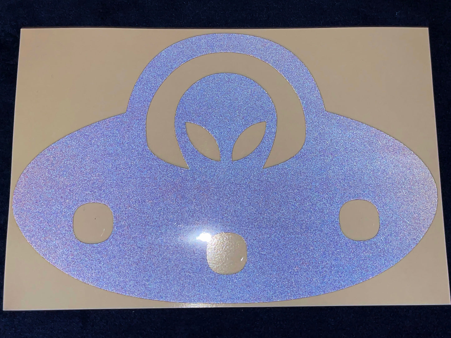 Valueviz Reflective Alien UFO (Extra Large) Stickers