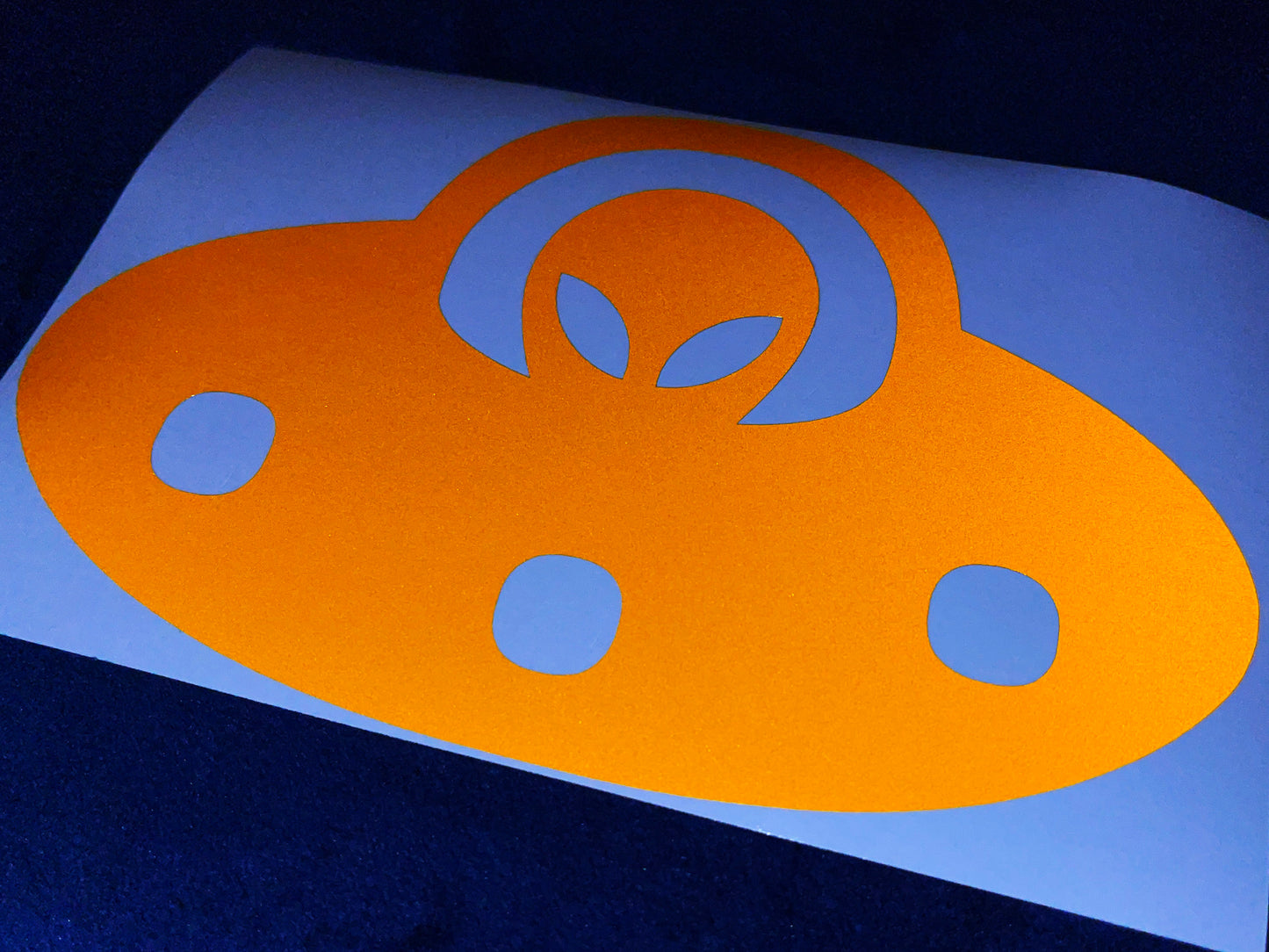 Valueviz Reflective Alien UFO (Extra Large) Stickers