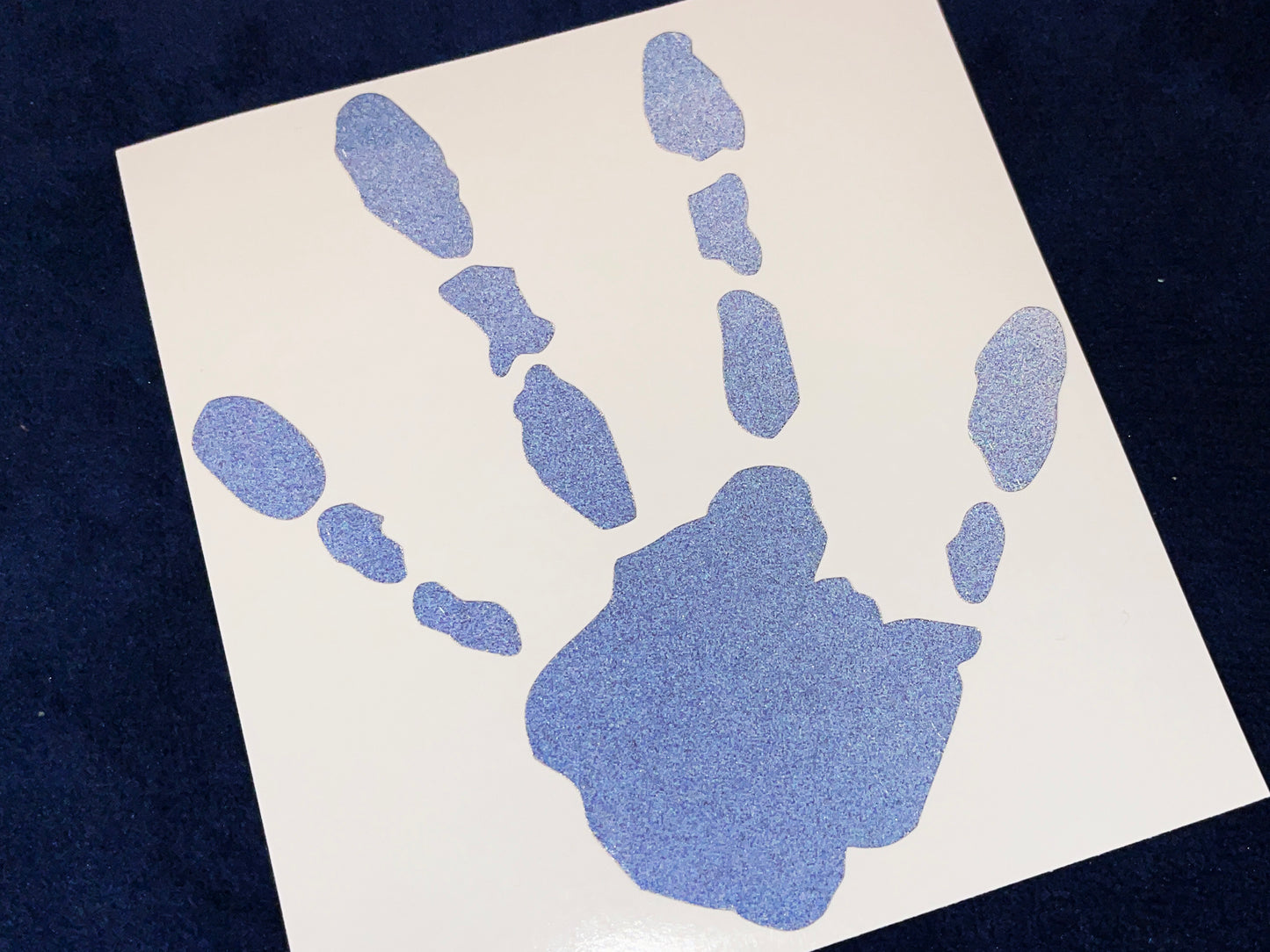 Valueviz Reflective Alien Handprint (LARGE) Stickers