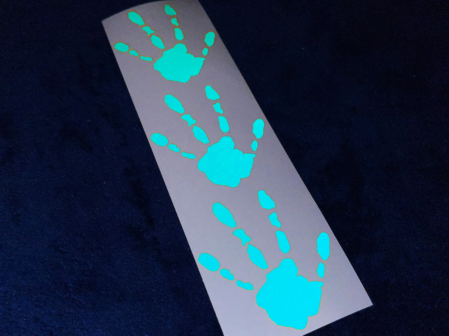 Valueviz Reflective Alien Handprint (SMALL) Stickers