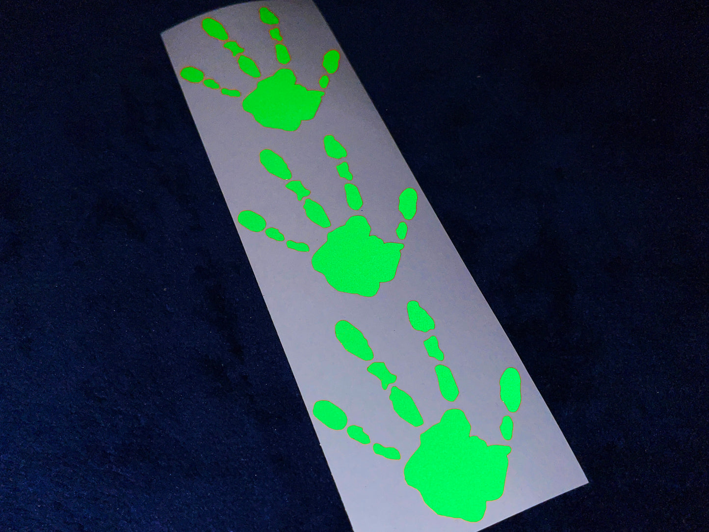 Valueviz Reflective Alien Handprint (SMALL) Stickers