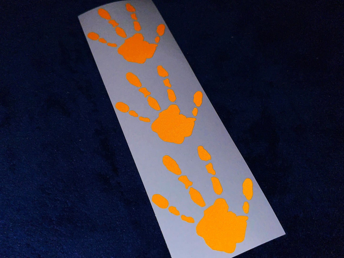 Valueviz Reflective Alien Handprint (SMALL) Stickers