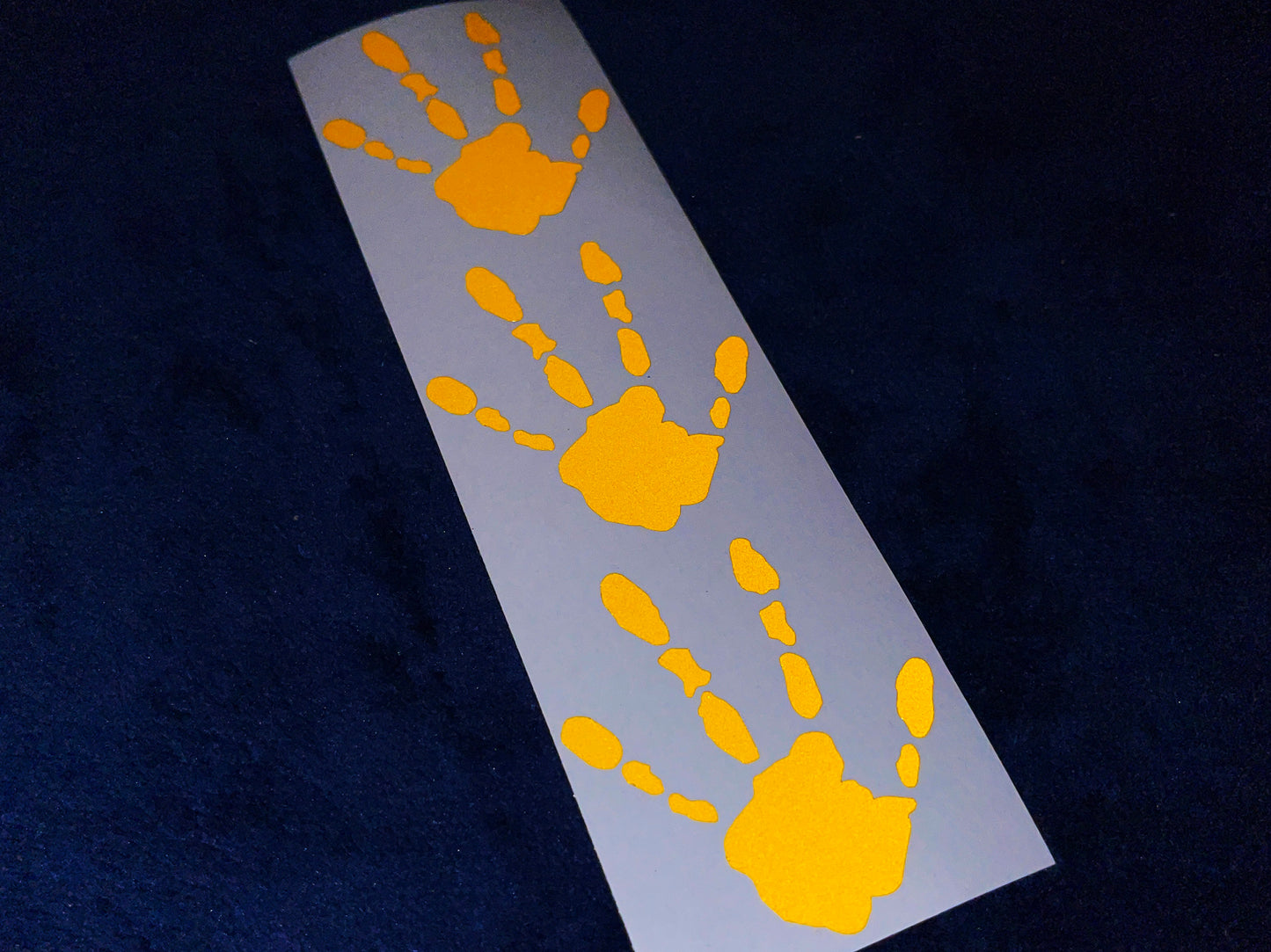 Valueviz Reflective Alien Handprint (SMALL) Stickers