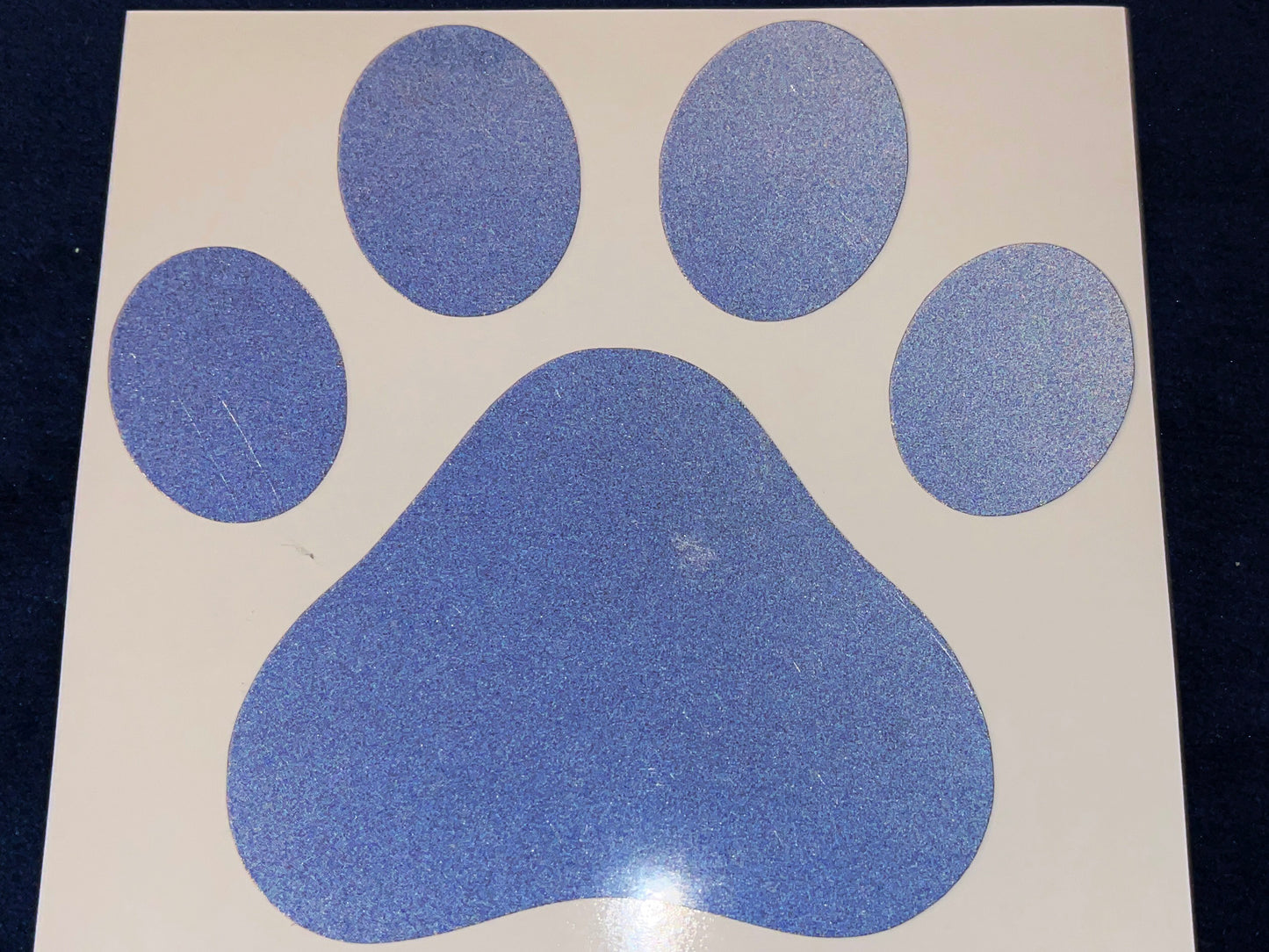 Valueviz Reflective Paw Print (Large) Stickers