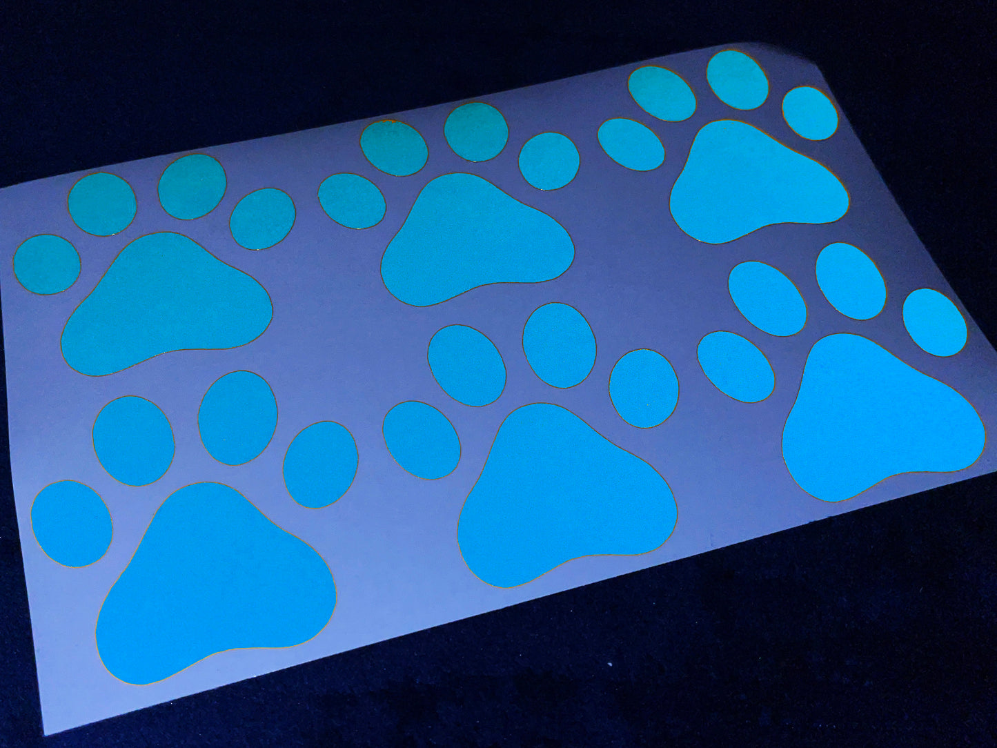 Valueviz Reflective Paw Print (Small) Stickers