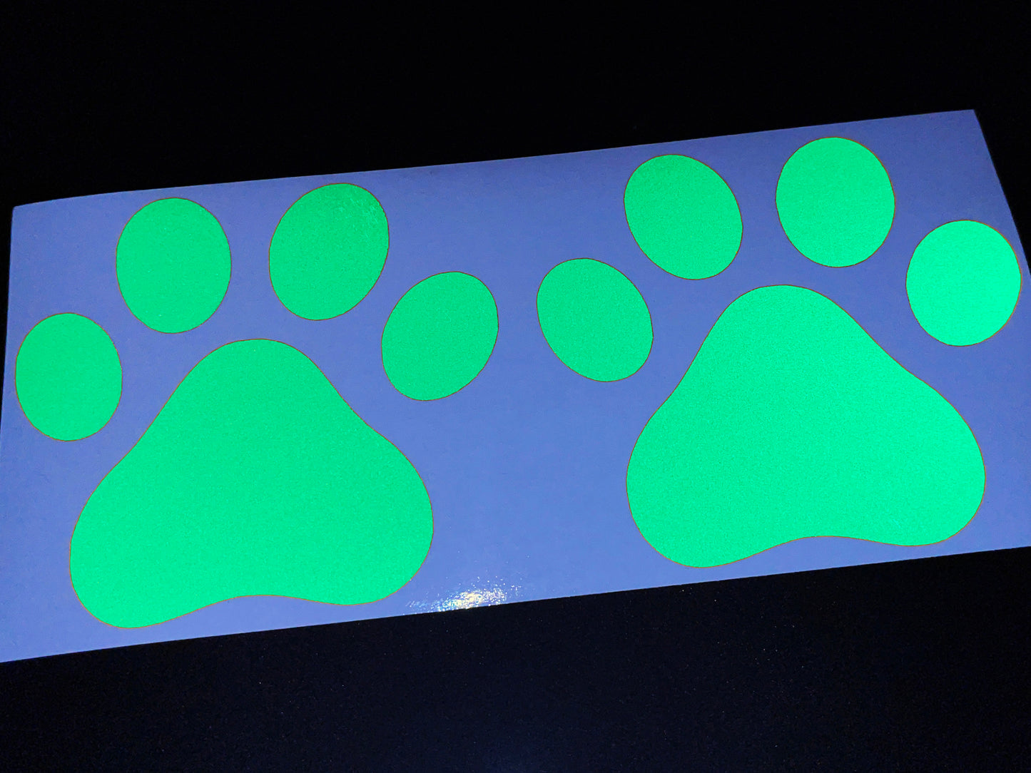 Valueviz Reflective Paw Print (Medium) Stickers