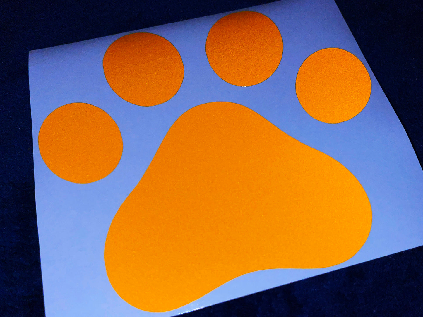 Valueviz Reflective Paw Print (Large) Stickers