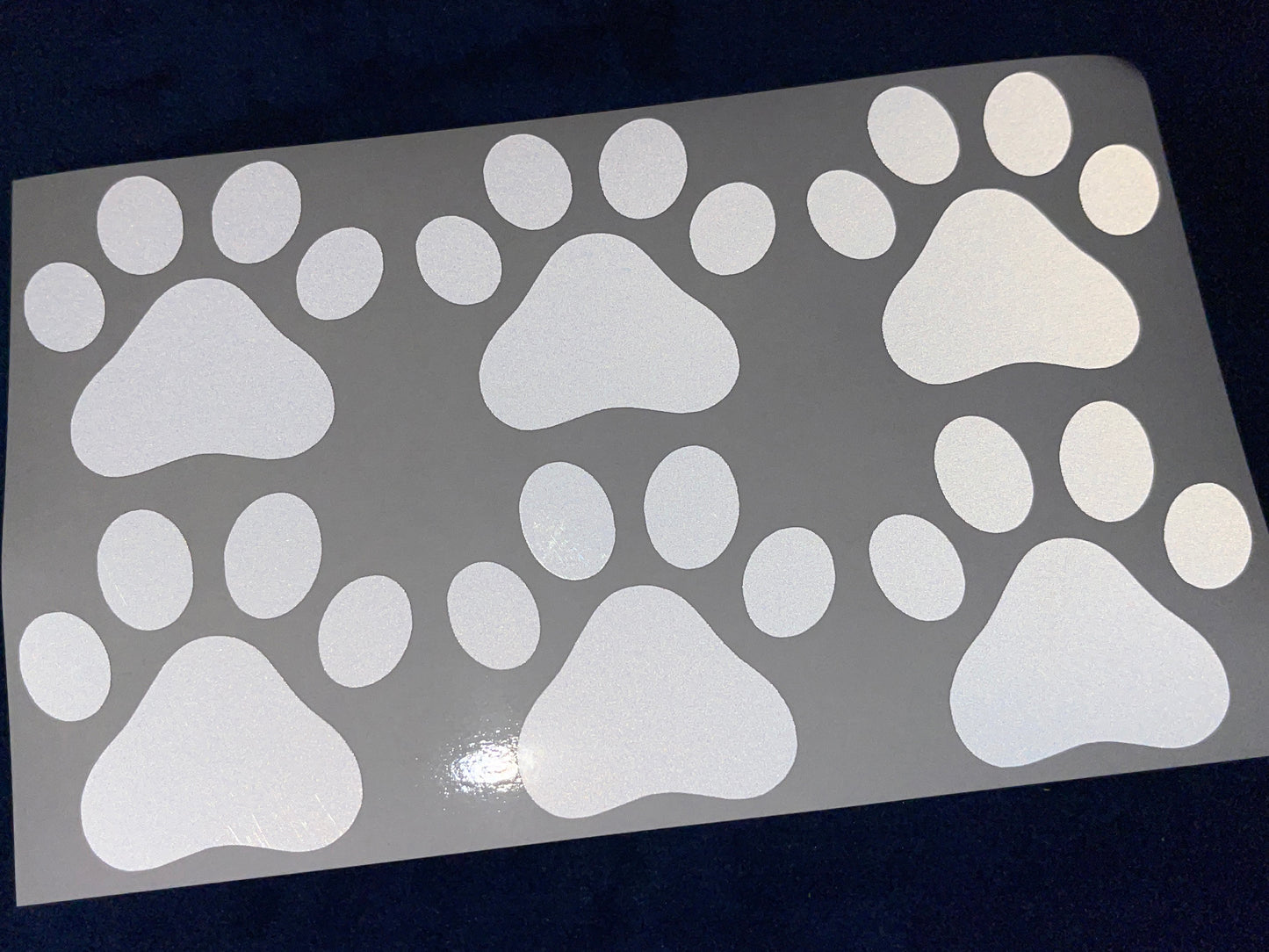 Valueviz Reflective Paw Print (Small) Stickers