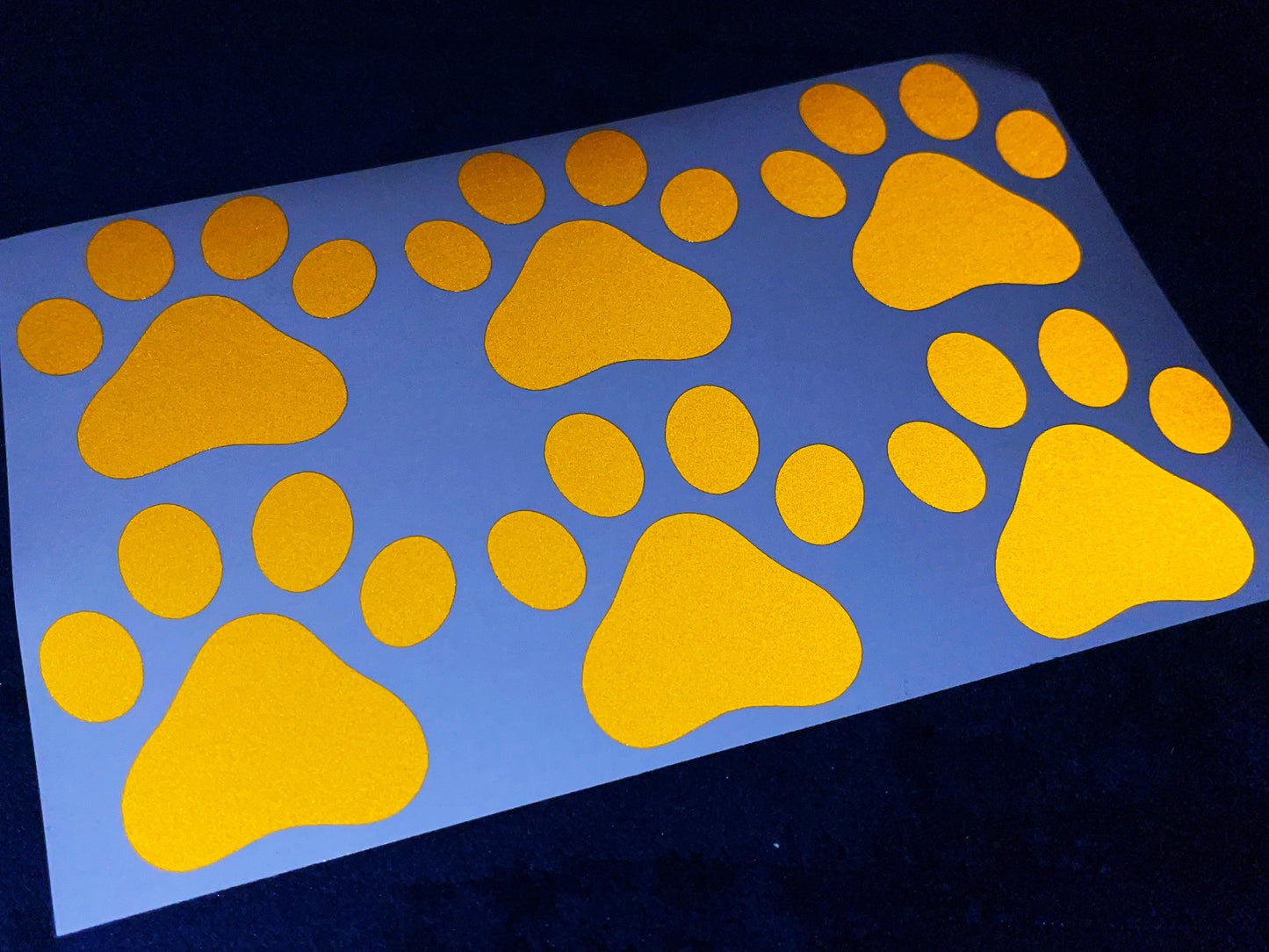 Valueviz Reflective Paw Print (Small) Stickers