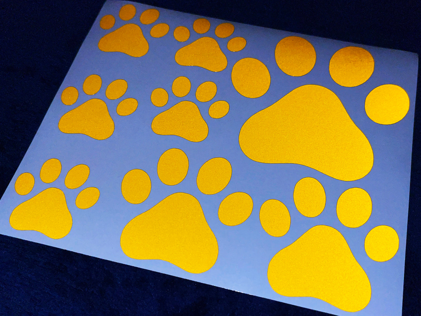 Valueviz Reflective Paw Print (Assorted) Stickers