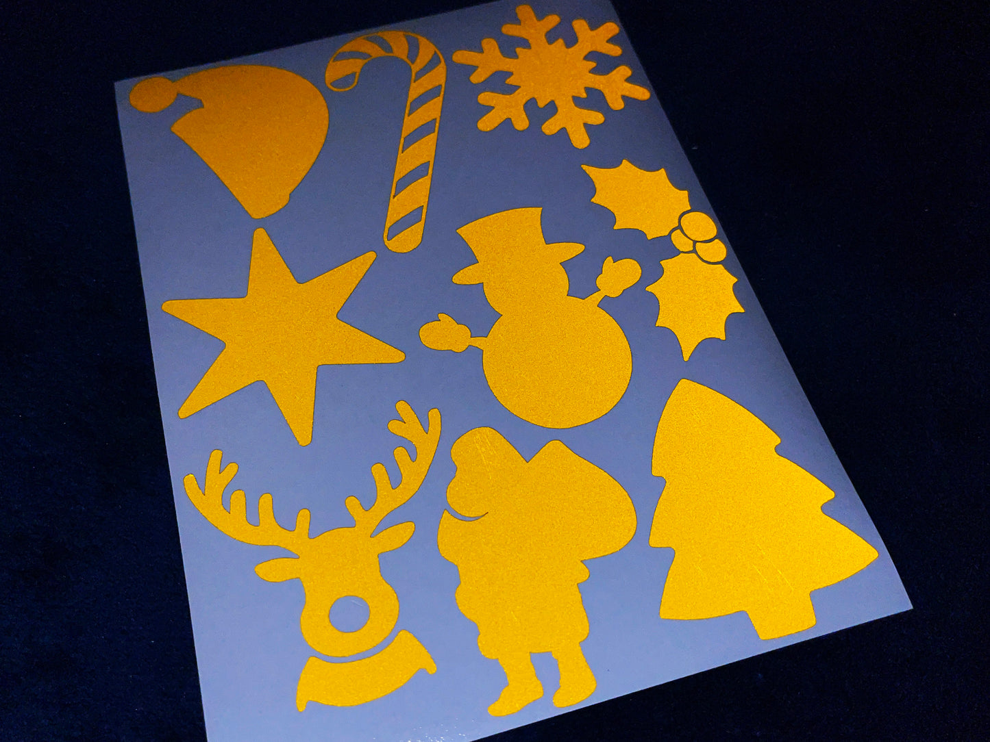 Valueviz Reflective Christmas MIX Stickers