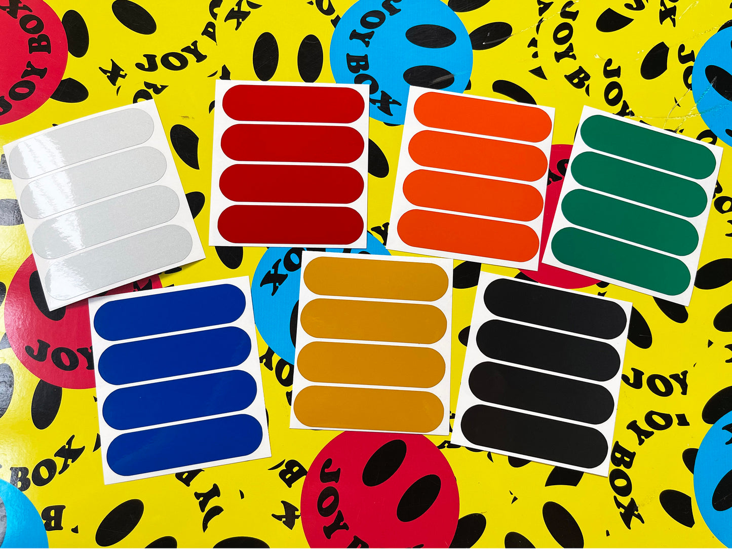 Valueviz Reflective Rounded Motorcycle Helmet Stickers (French Compliant)