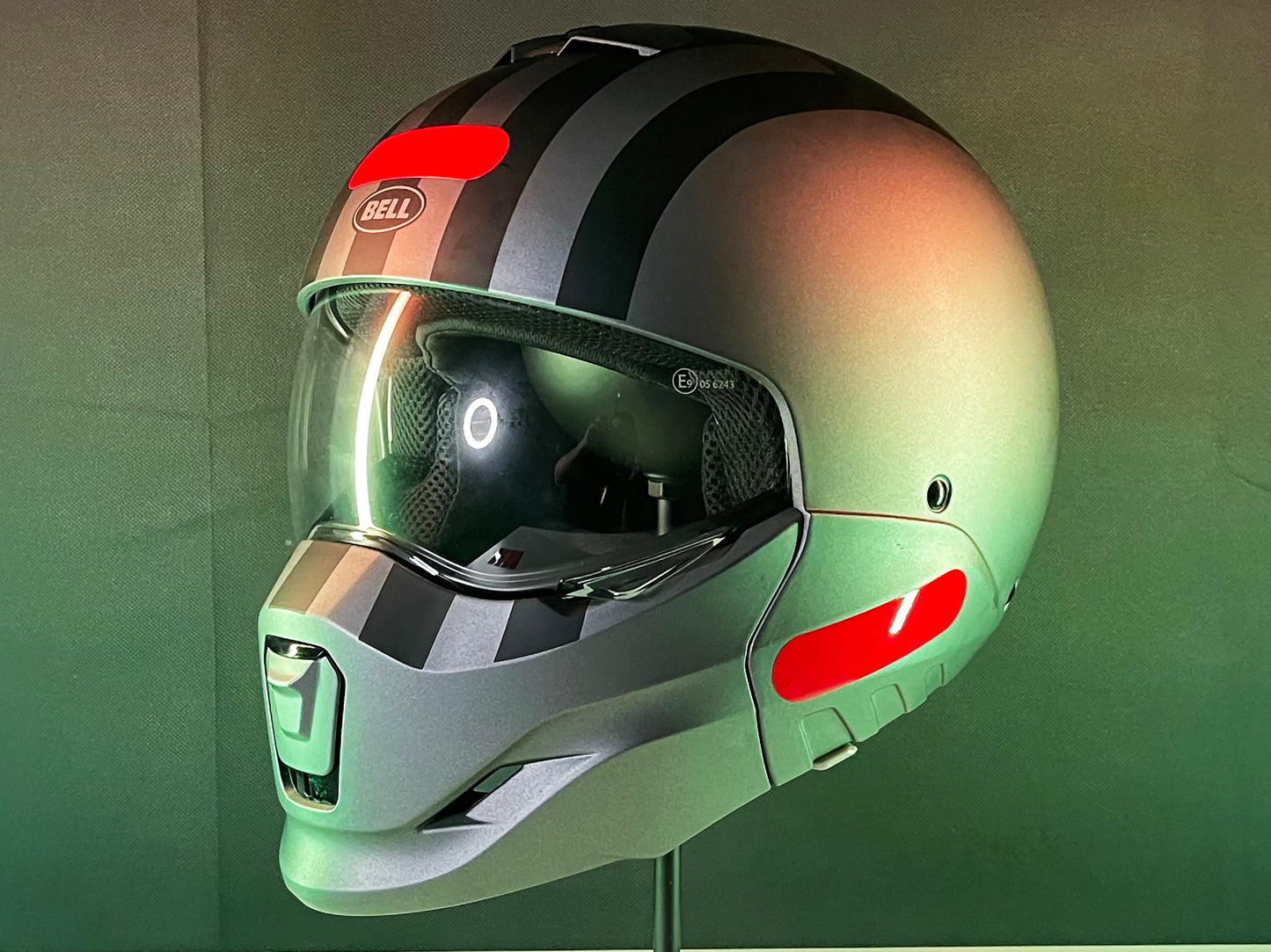 Valueviz Reflective Rounded Motorcycle Helmet Stickers (French Compliant)