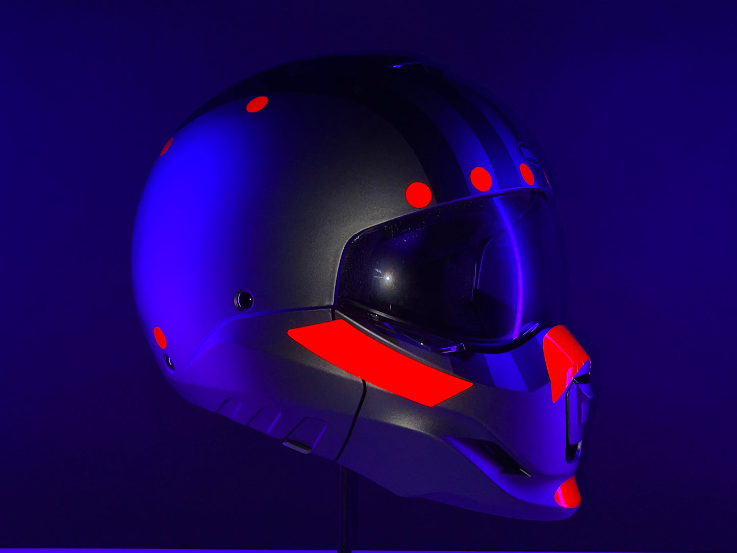 Valueviz Reflective Assorted Motorcycle Helmet Stickers (French Compliant)