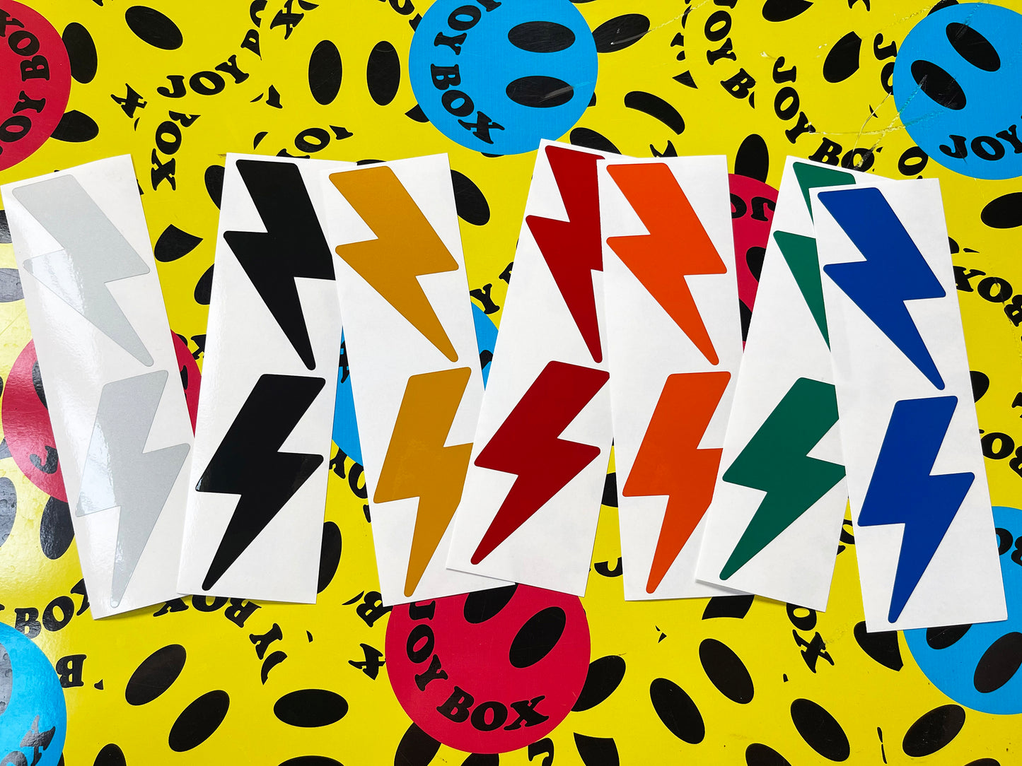 Valueviz Reflective Lightning Bolt Motorcycle Helmet Stickers