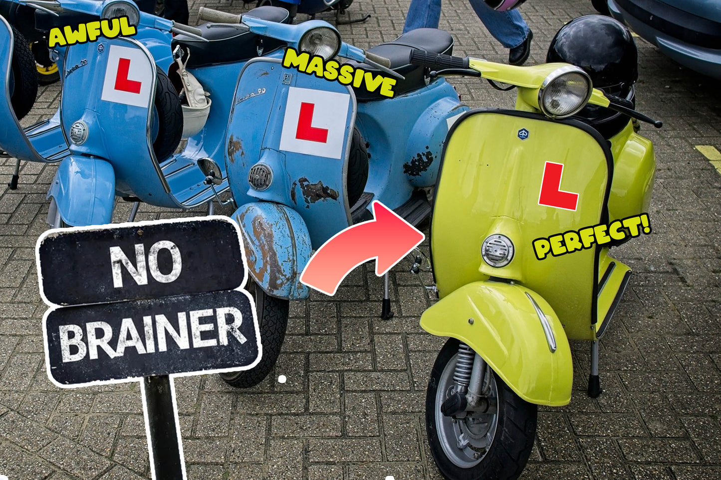 Veloviz Minimalist Learner L Plates For Motorcycles