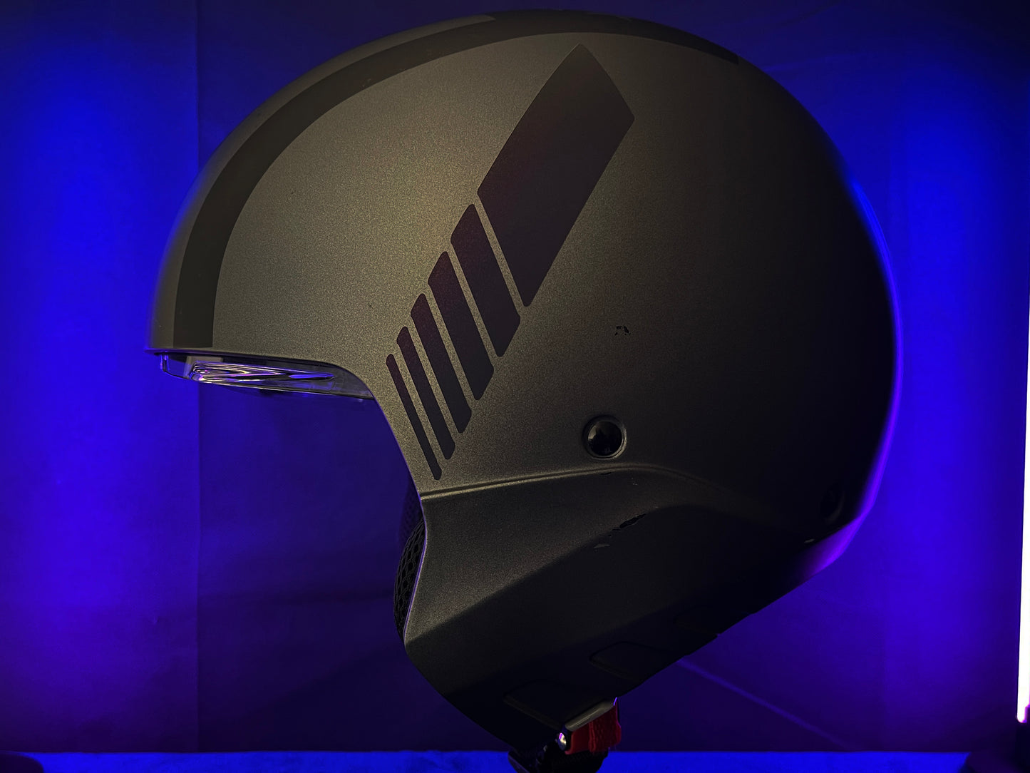 Rainbow Bright Reflective Racing Stripe Motorcycle Helmet Stickers