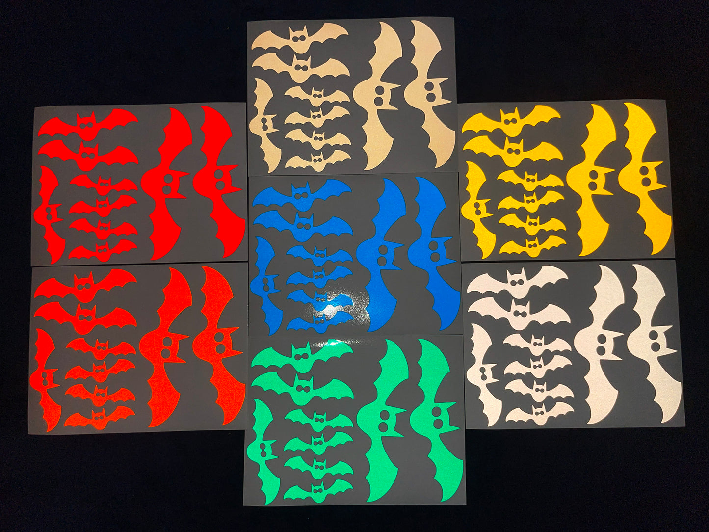 Valueviz Reflective Bats (Assorted) Stickers