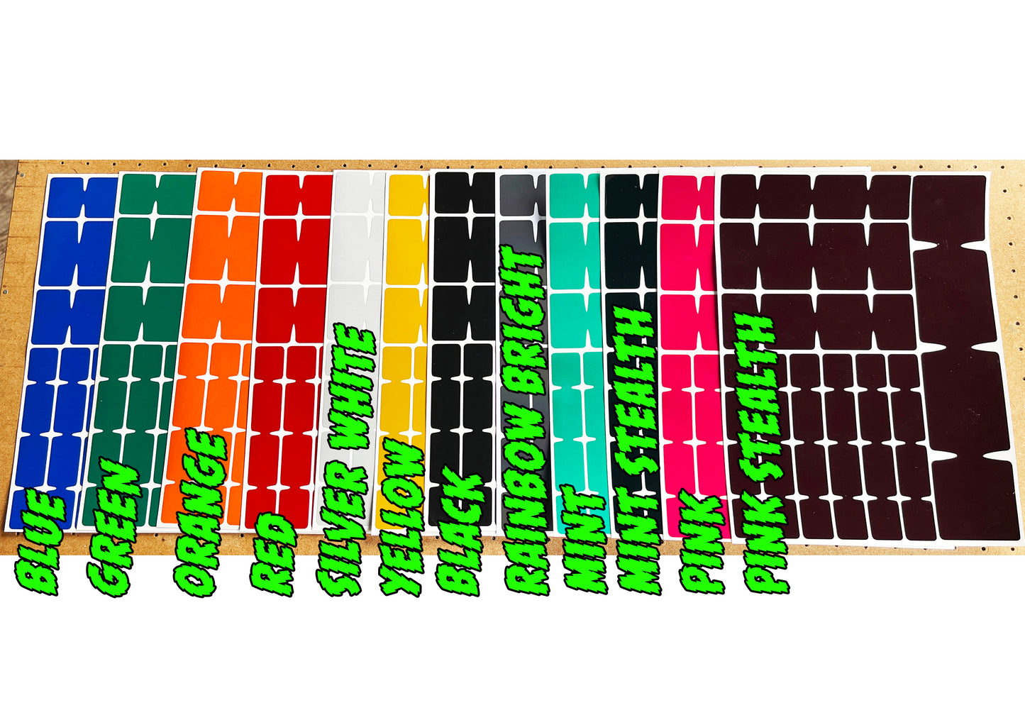 Stealth Reflective Bike Frame Protection Wrap Stickers