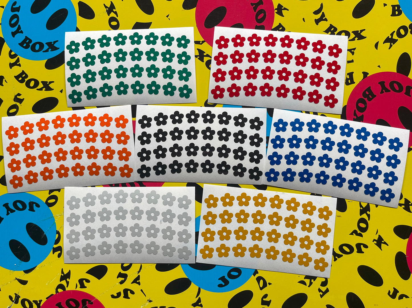 Valueviz Reflective Flower Wheel Rim Stickers