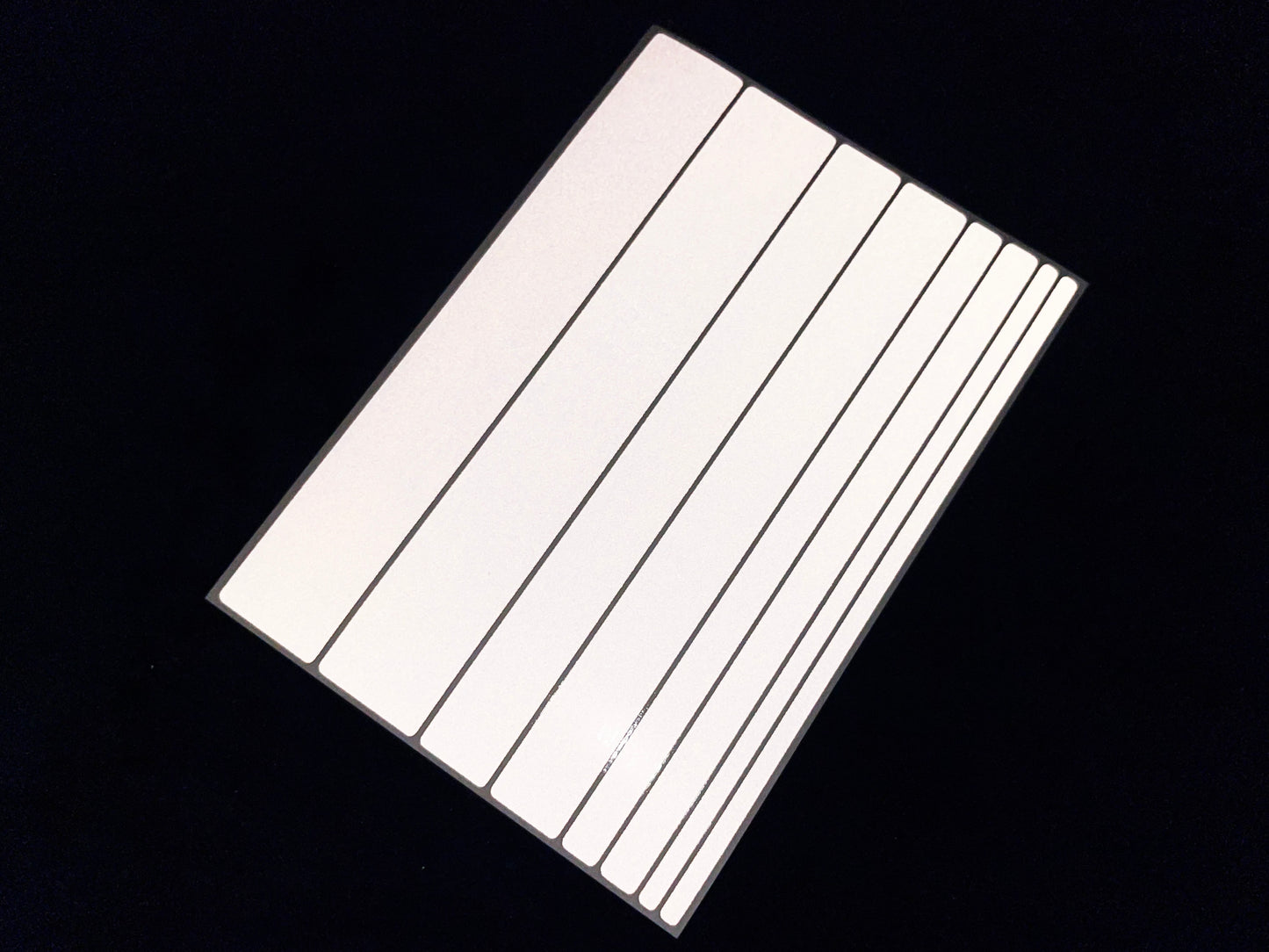 Valueviz Reflective Gradient Strips Stickers