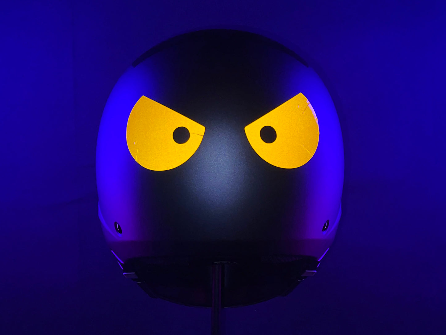 Valueviz Reflective Die Cut Evil Eyes (Design 8) Motorcycle Helmet Stickers