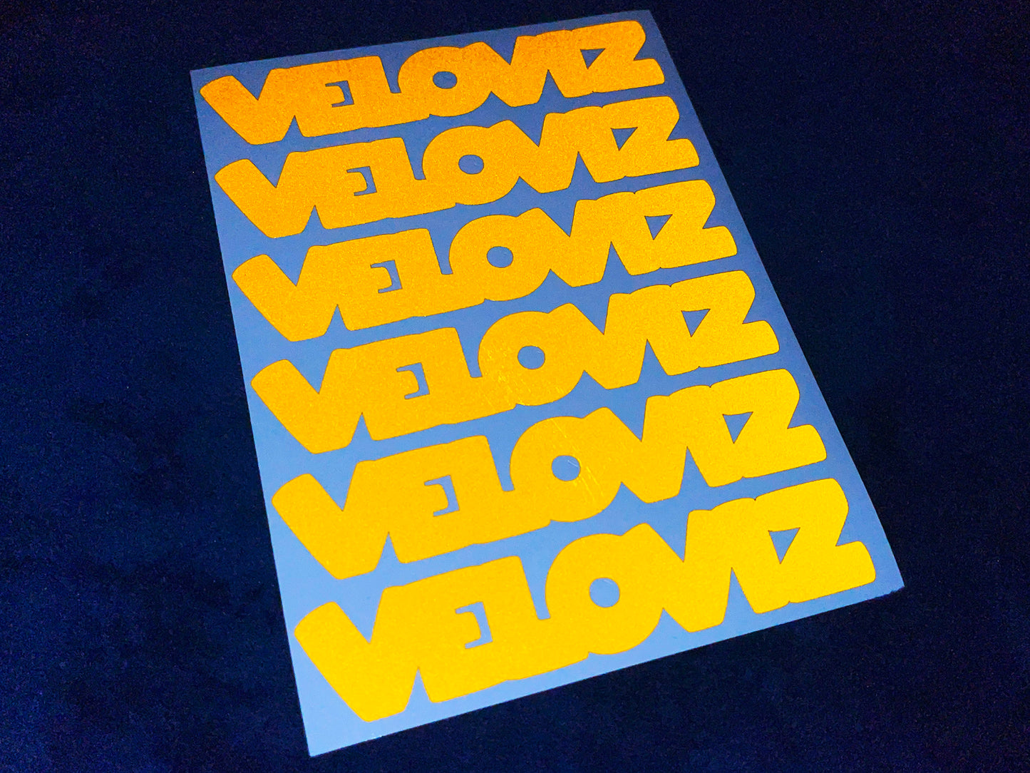 Valueviz Reflective VELOVIZ TEXT Stickers