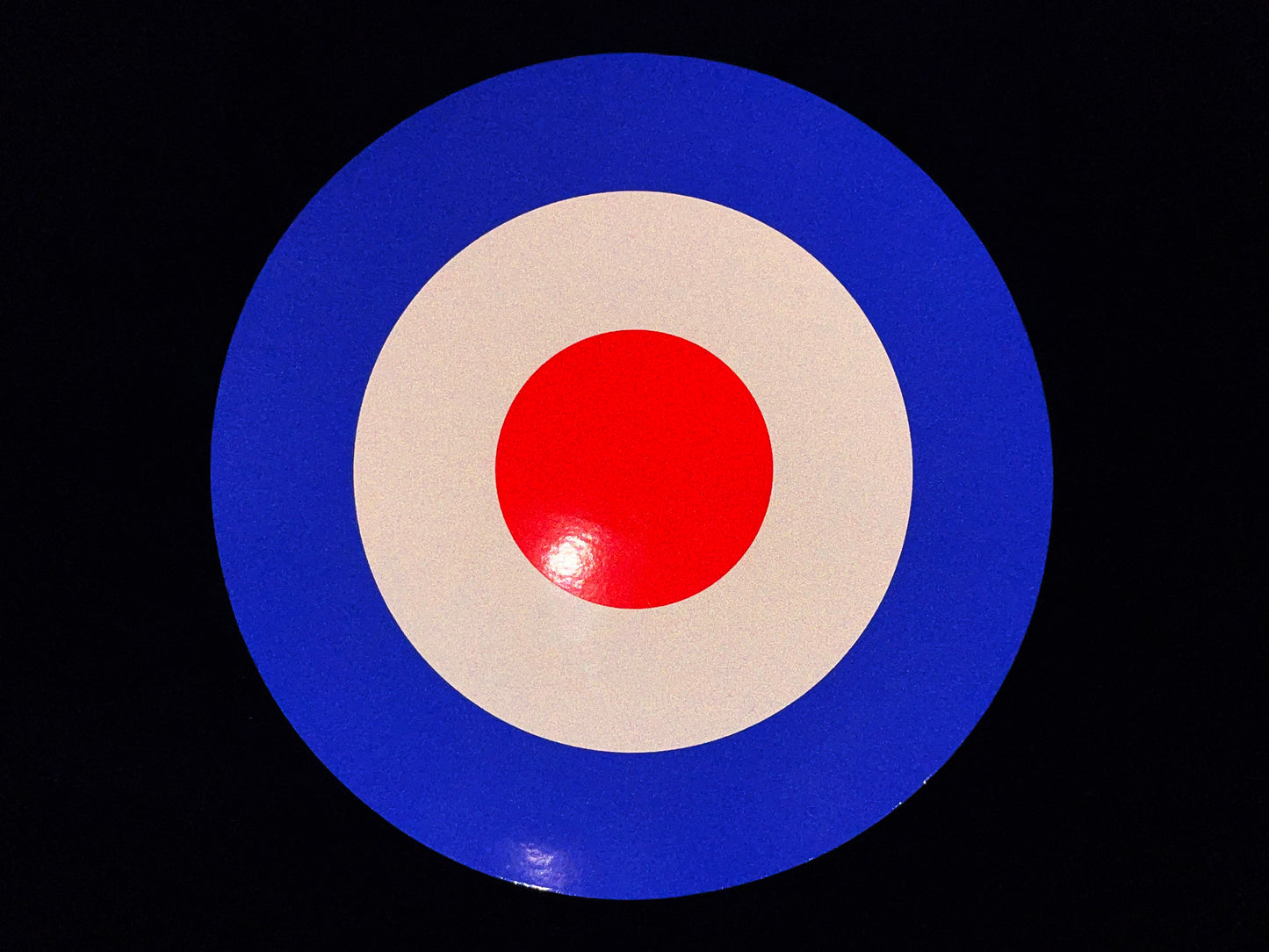 Reflective Mod Rocker Roundel Scooter Stickers