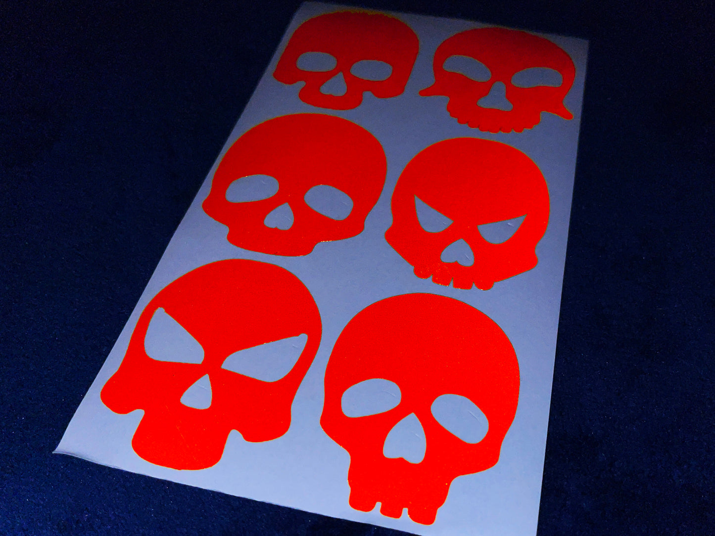 Valueviz Reflective Skull MIX Stickers