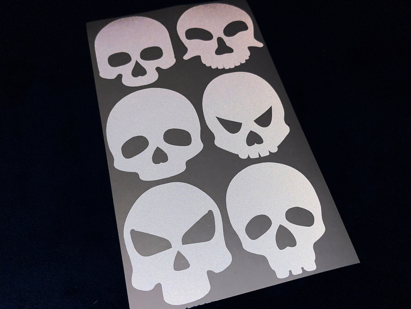 Valueviz Reflective Skull MIX Stickers