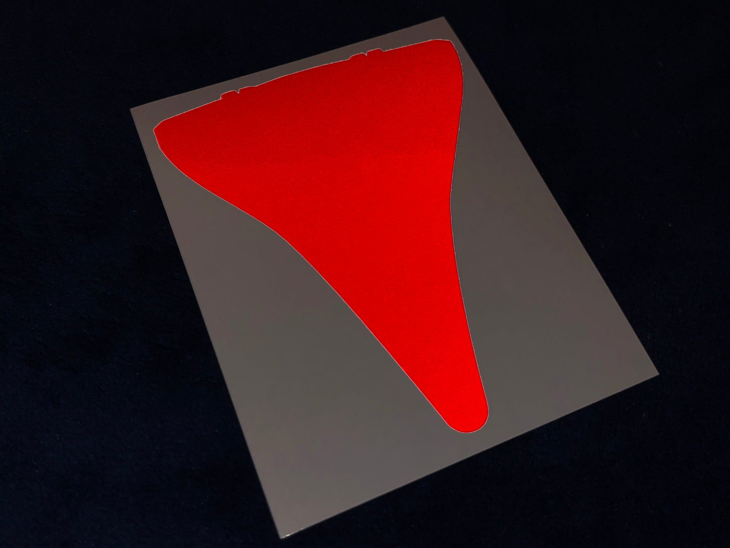 Veloviz Reflective RED Triumph Bobber Underseat Reflector Stickers