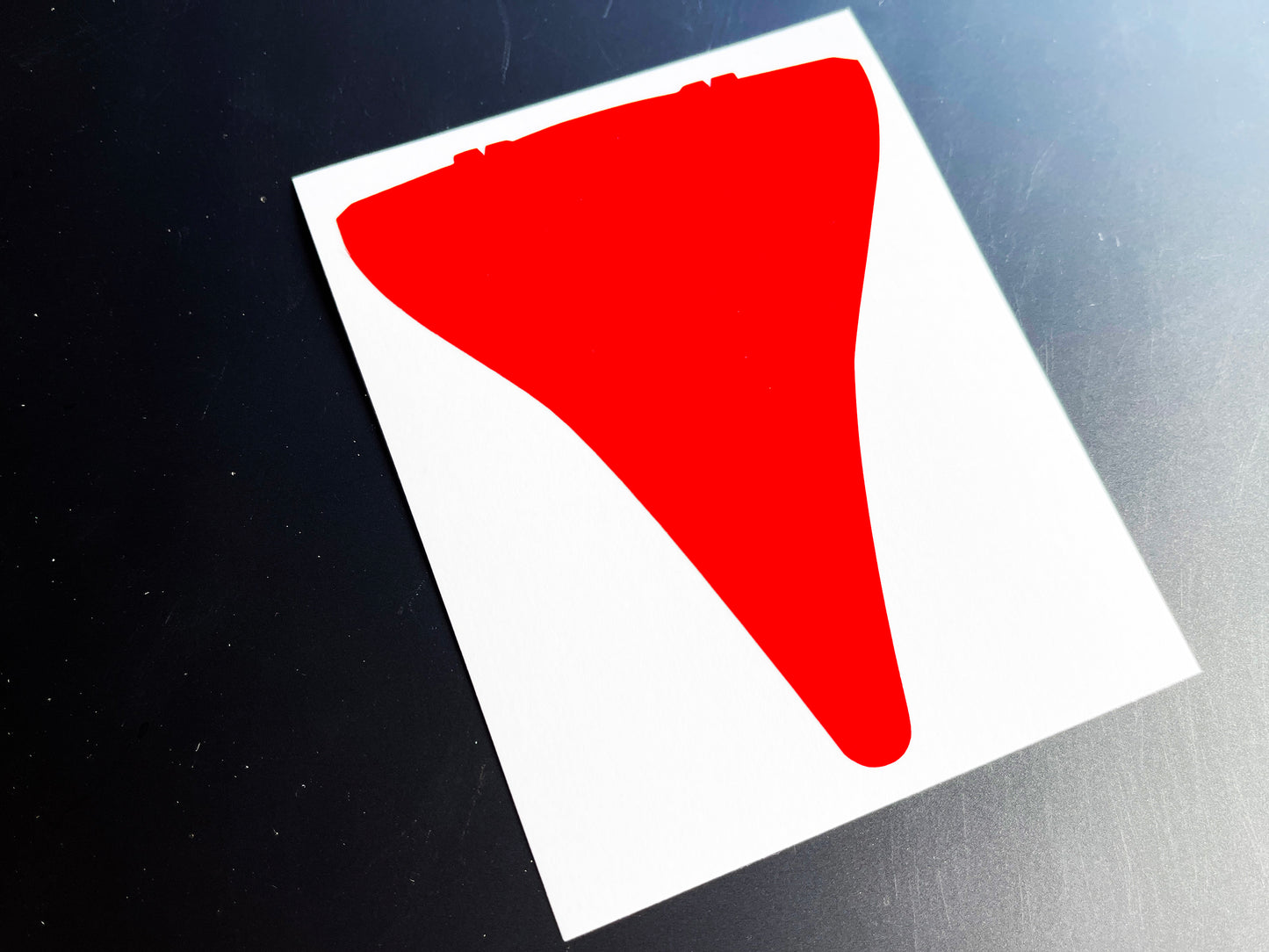 Veloviz Reflective RED Triumph Bobber Underseat Reflector Stickers