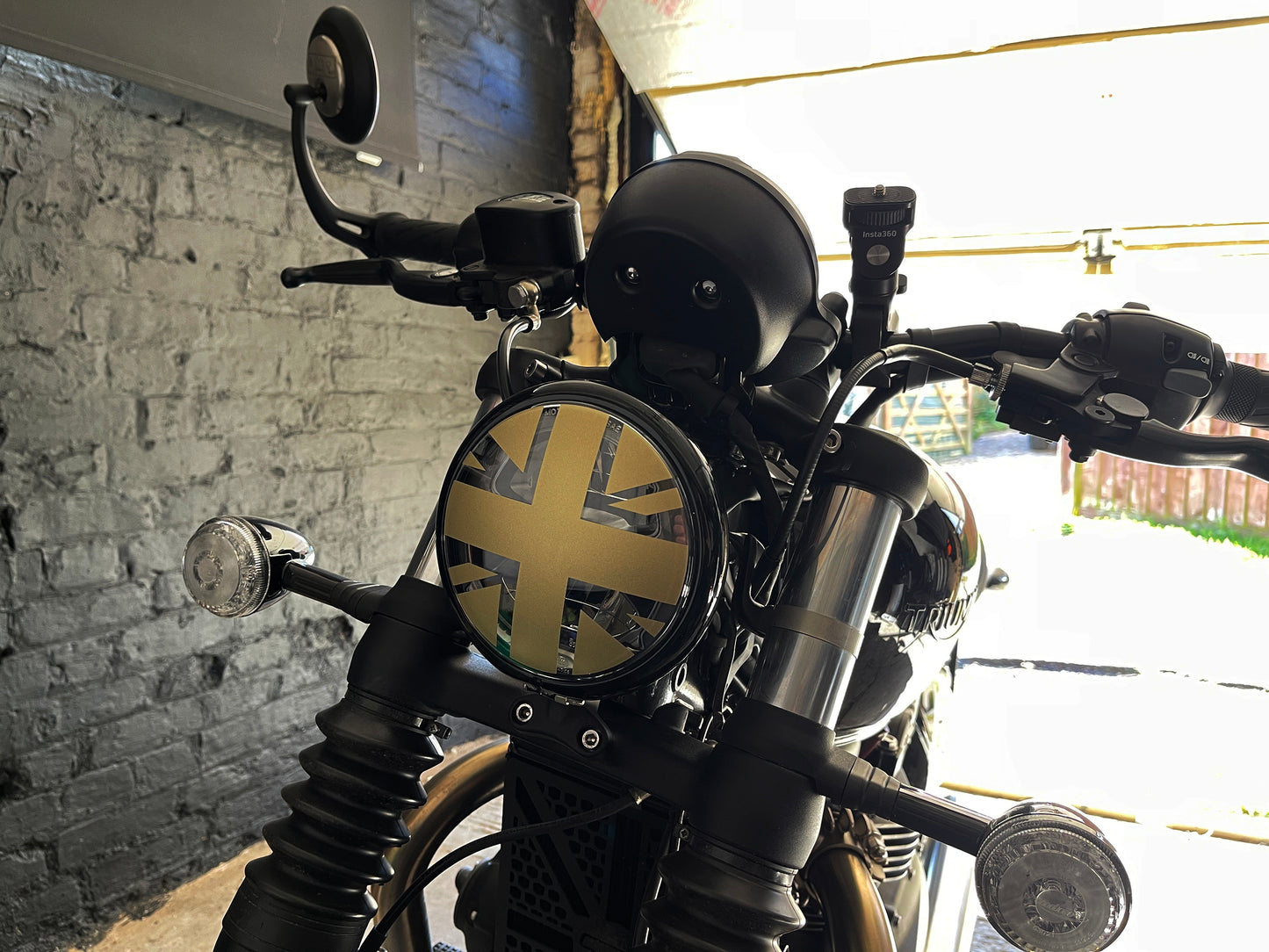 Union Jack Headlight Sticker for Triumph Bobber