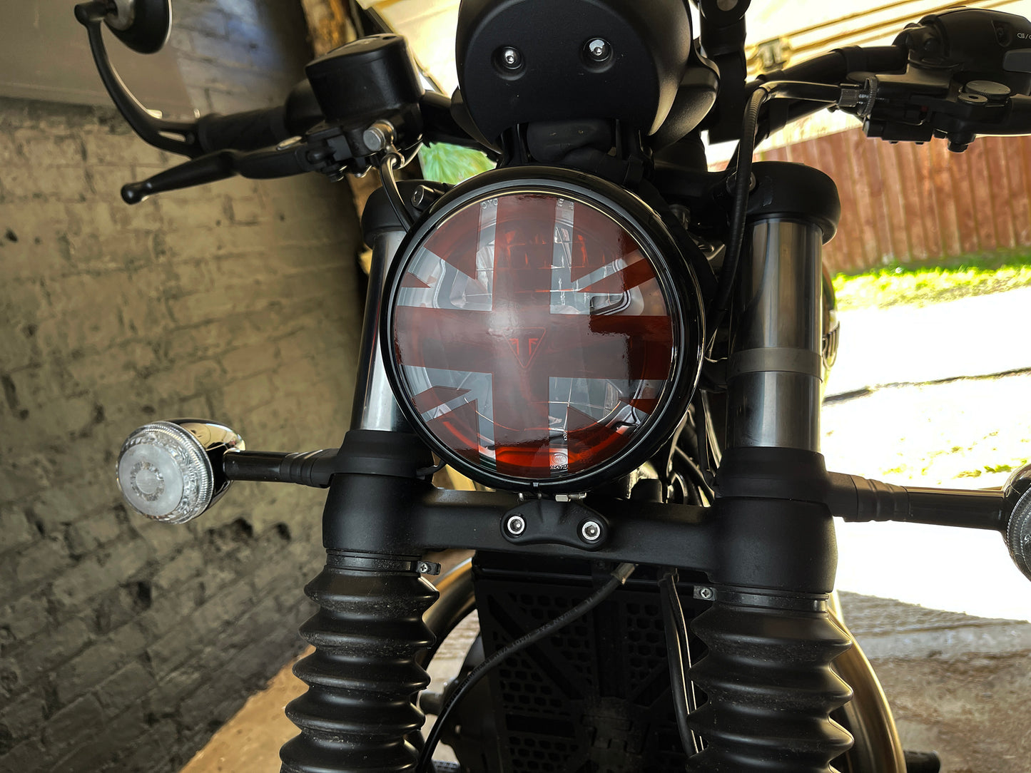 Union Jack Headlight Sticker for Triumph Bobber