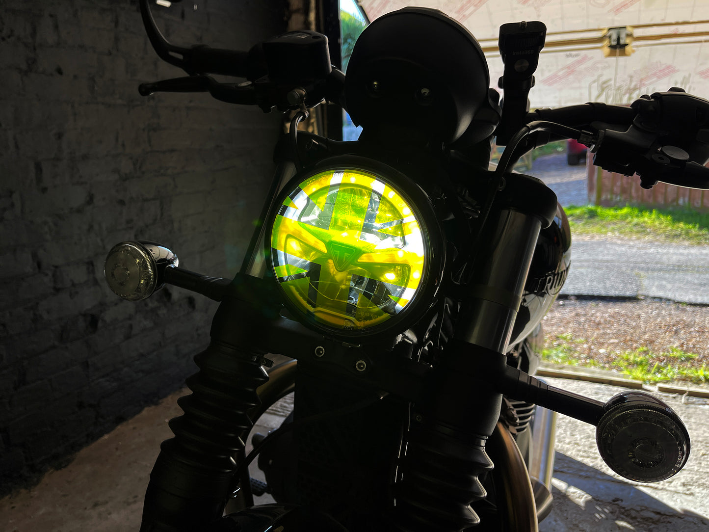 Union Jack Headlight Sticker for Triumph Bobber