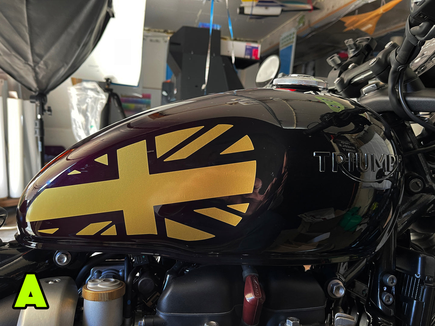 Union Jack Tank Stickers for Triumph Bobber and Speedmaster
